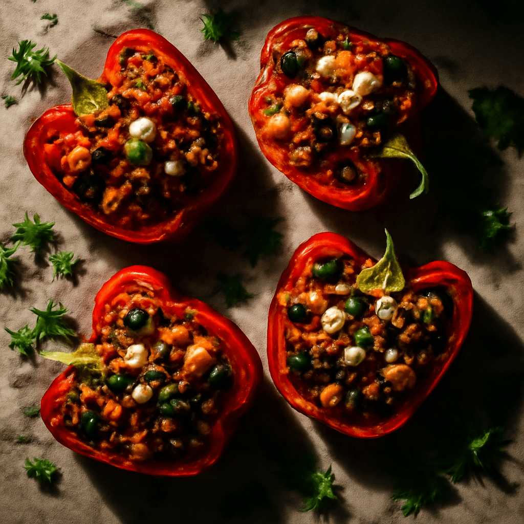 Mediterranean Stuffed Bell Peppers