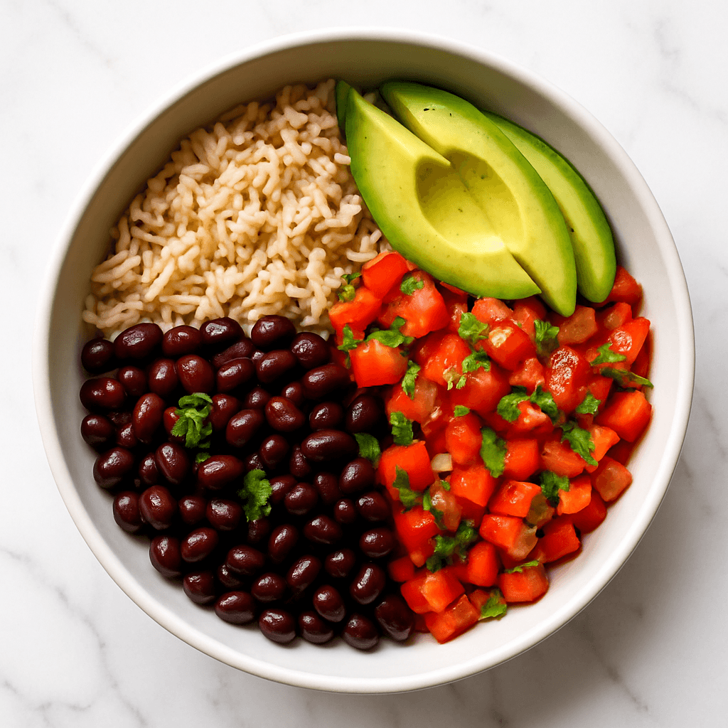 Vegan Caribbean Black Bean Bowl