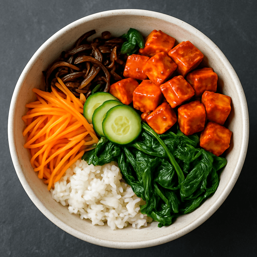 Spicy Korean Tofu Bibimbap