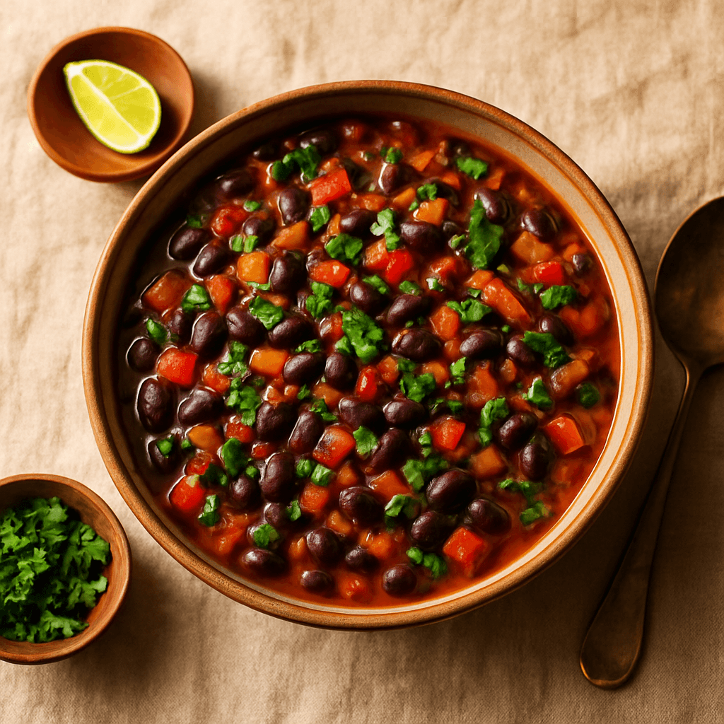Spicy Caribbean Black Bean Stew