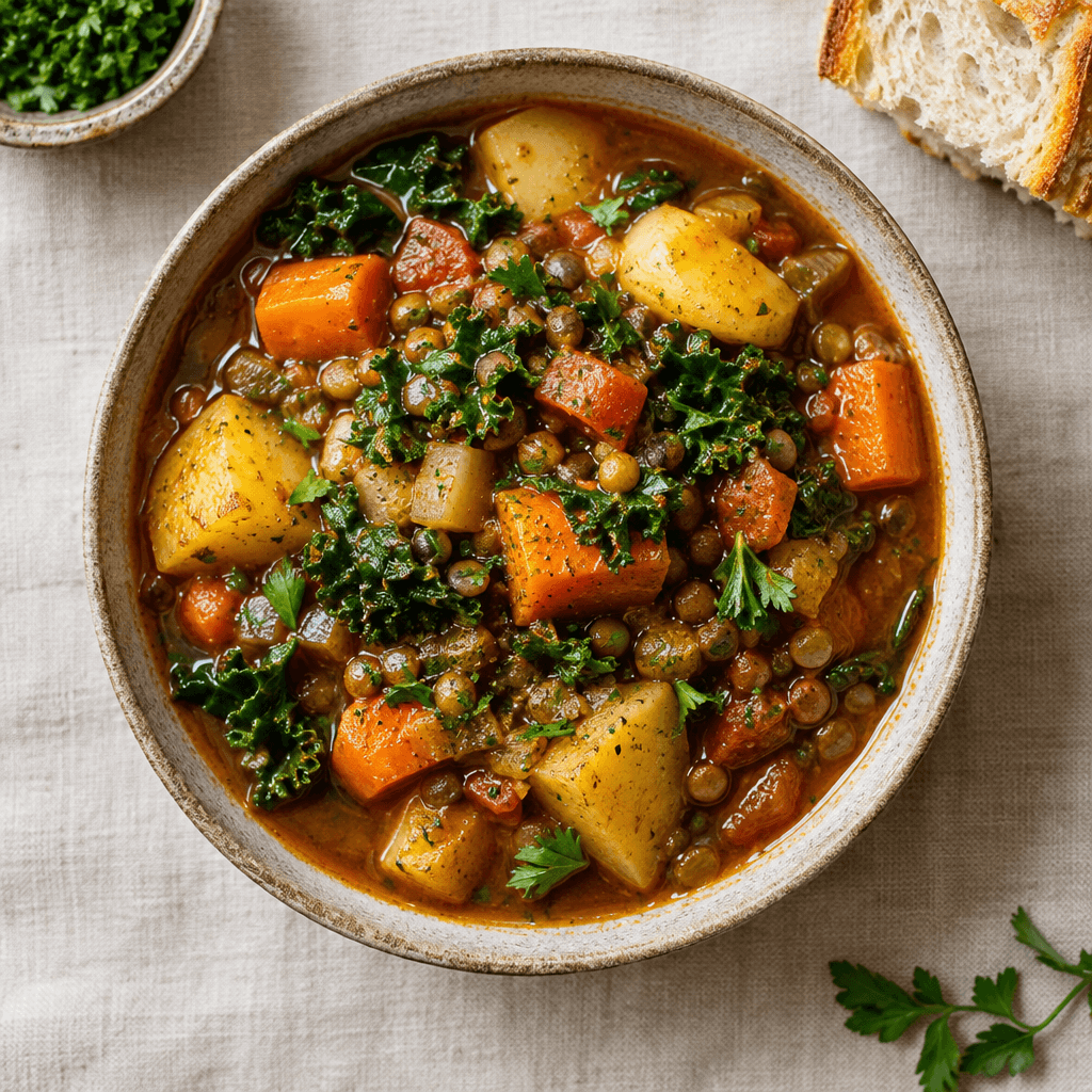 Hearty Vegan Irish Stew